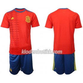 Spania Barn Hjemmedraktsett 2019 Kortermet (+ Korte bukser)